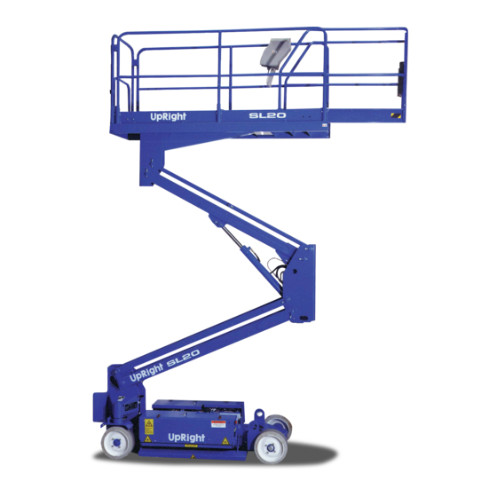 Upright SL20 Operator's Manual