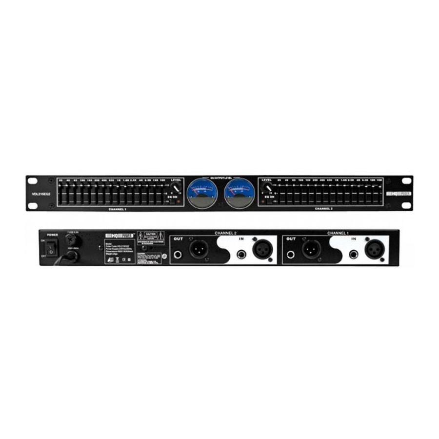 HQ Power VDL215EQ2 User Manual