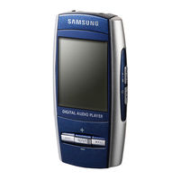 Samsung YPT8X - 512 MB, Digital Player User Manual