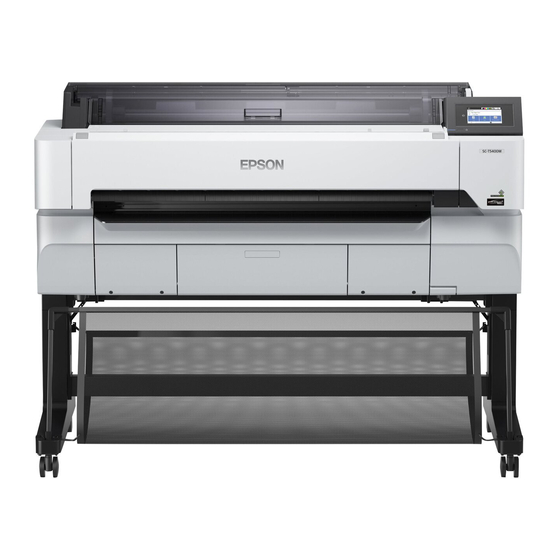 Epson SC-T5400 Series Setup Manual