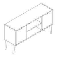 GFW STOCKHOLM TV CABINET Assembly Instructions Manual
