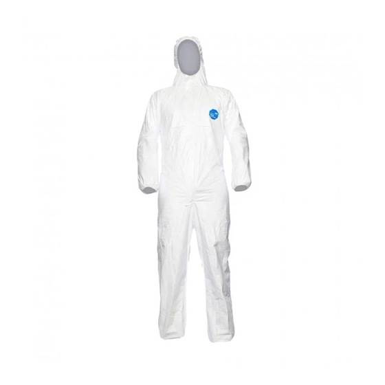 Dupont Tyvek 500 Xpert blue Instructions For Use Manual