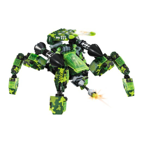 Mega Bloks WARRIORS FUTURE FORCE QUADWALKER J-227 Manual