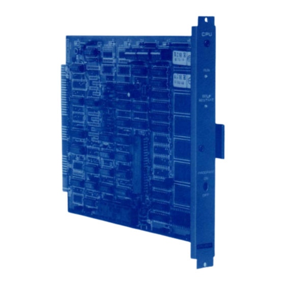 Toa CPU-52A Installation Handbook