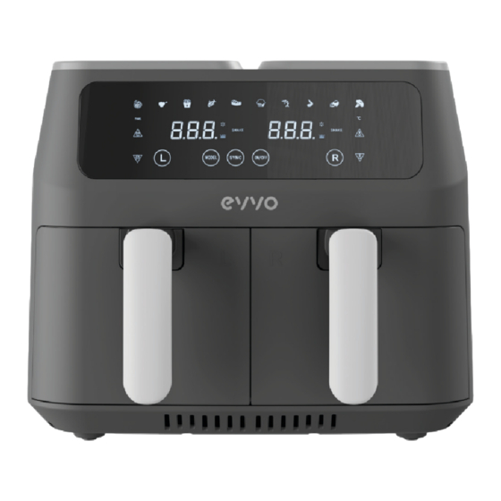 EVVO TASTY FRYER 8L Instruction Manual
