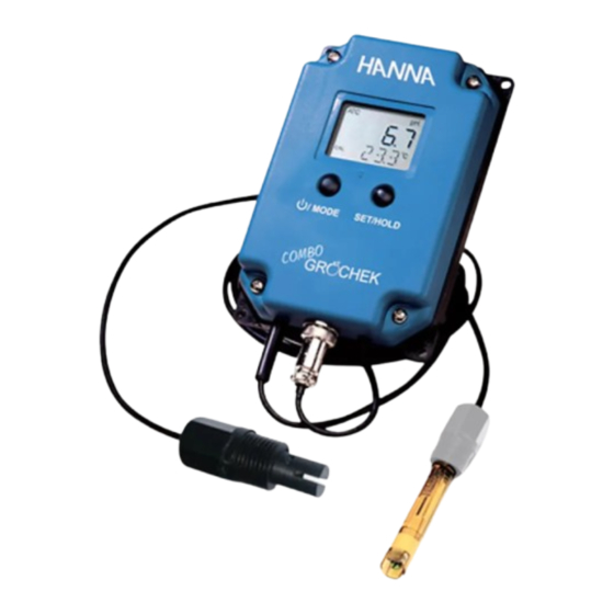 Hanna Instruments HI 991404 Instruction Manual