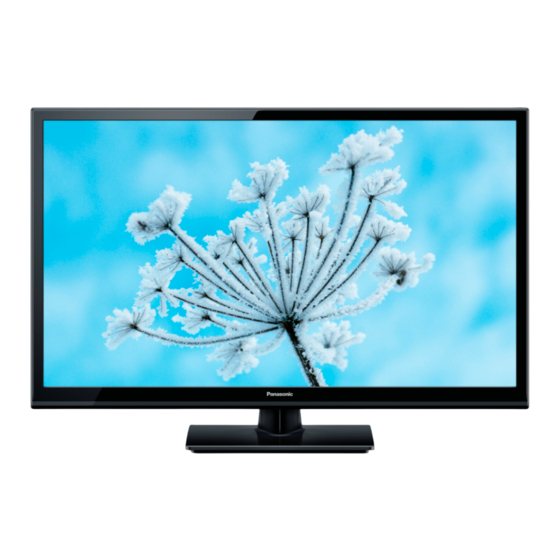 Panasonic 2013 Viera B6 Series TC-L50B6 Quick Manual