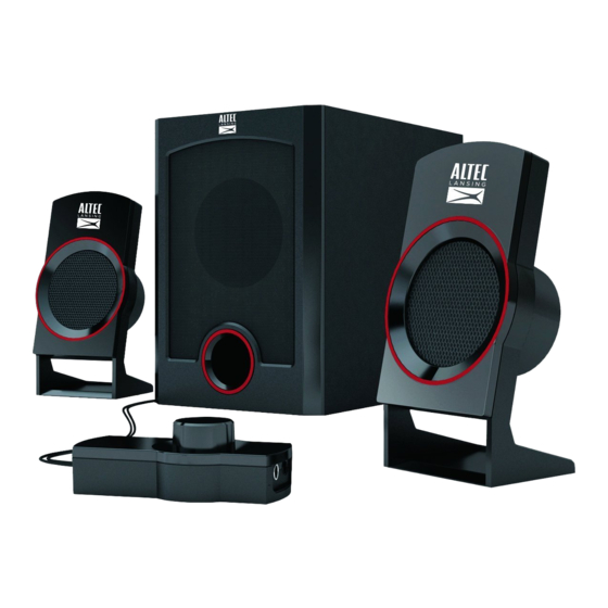 Altec Lansing AL-SND313M-001 User Manual