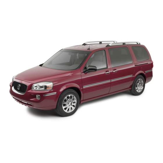 Buick TERRAZA 2005 Getting To Know Manual