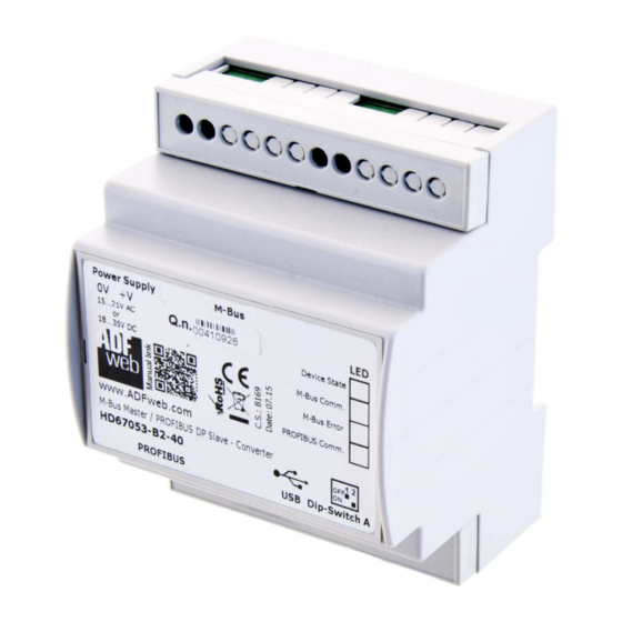 ADF Web HD67510-A1 User Manual