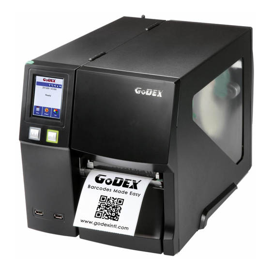 Godex ZX1200i User Manual