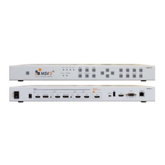 FSN MSV 2 Multi Scaler Viewer Manuals