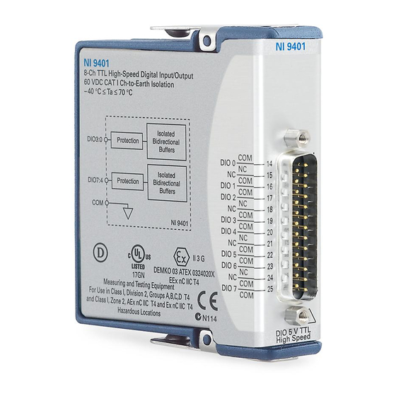 National Instruments NI 9401 Operating Instructions And Specifications