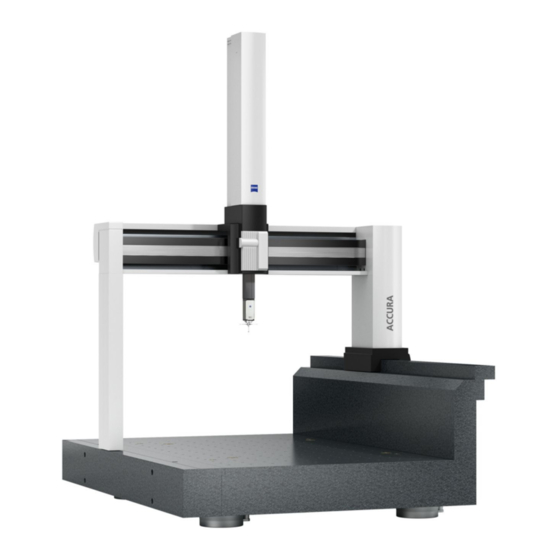 Zeiss ACCURA Manual