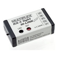 Multiplex RX-5 slim M-LINK Operating Instructions