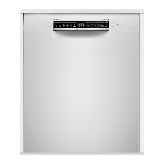 Bosch SMU6ZCW01S User Manual