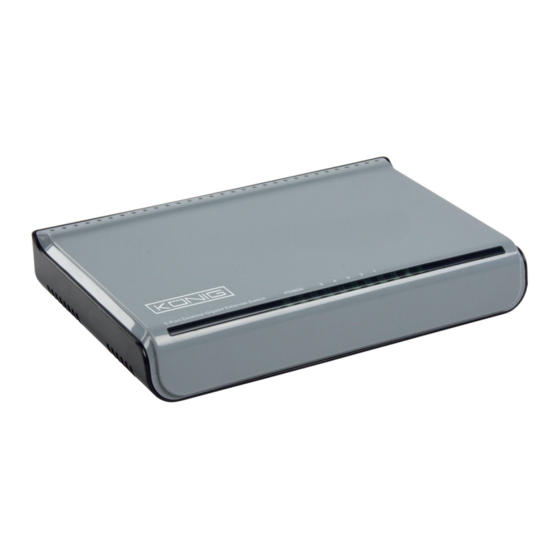 König Electronic CMP-EHUB42 Manual