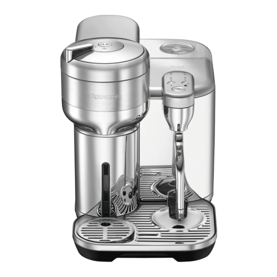 Sage Nespresso Vertuo Creatista Manual