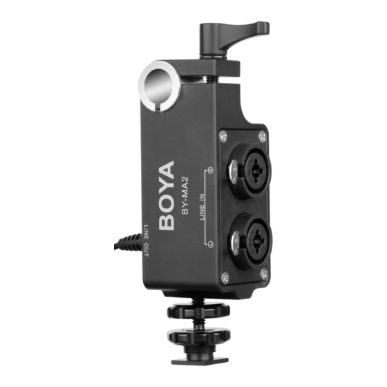 Boya BY-MA2 Quick Start Manual