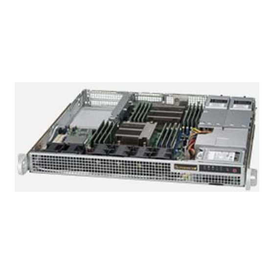 Supero SUPERSERVER 1028R-WMR User Manual