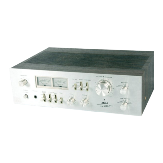 Akai AM-2600 Manual