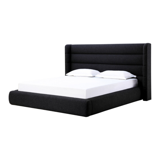 Modus Furniture FRANK UPHOLSTERED WING BED FULL/QUEEN Assembly Instructions
