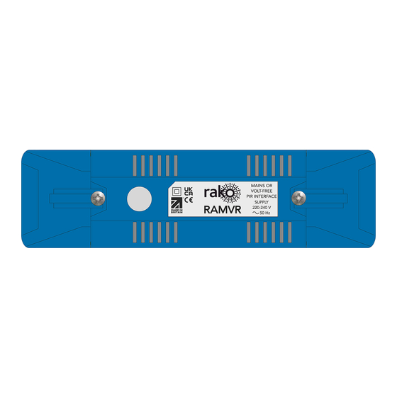 rako RAMVR Instruction Manual