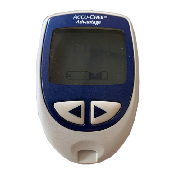 Roche Accu-Chek Advantage Owner's Booklet