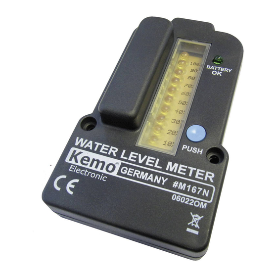 Kemo Electronic M167N Quick Start Manual