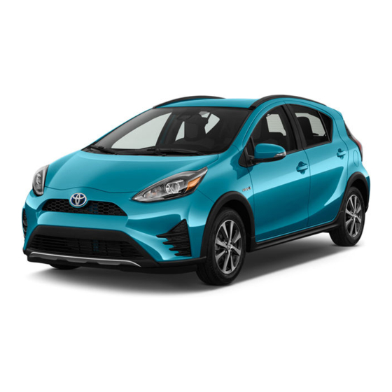 Toyota PRIUS c 2018 Quick Reference Manual
