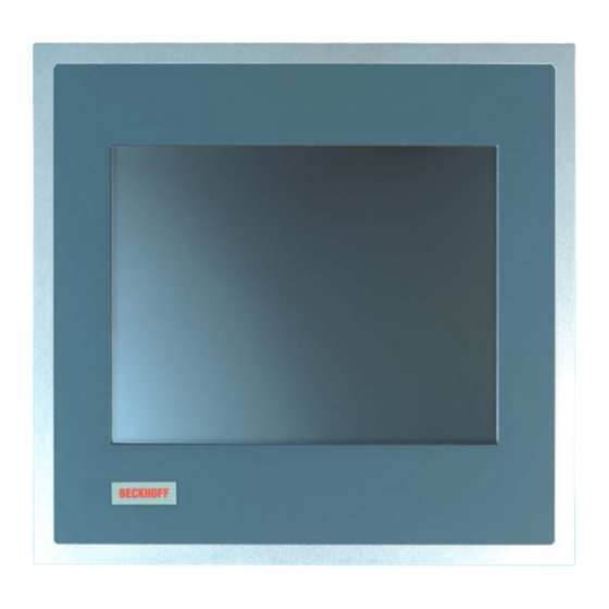 Beckhoff CP60 Series Installation And Operating Instructions Manual