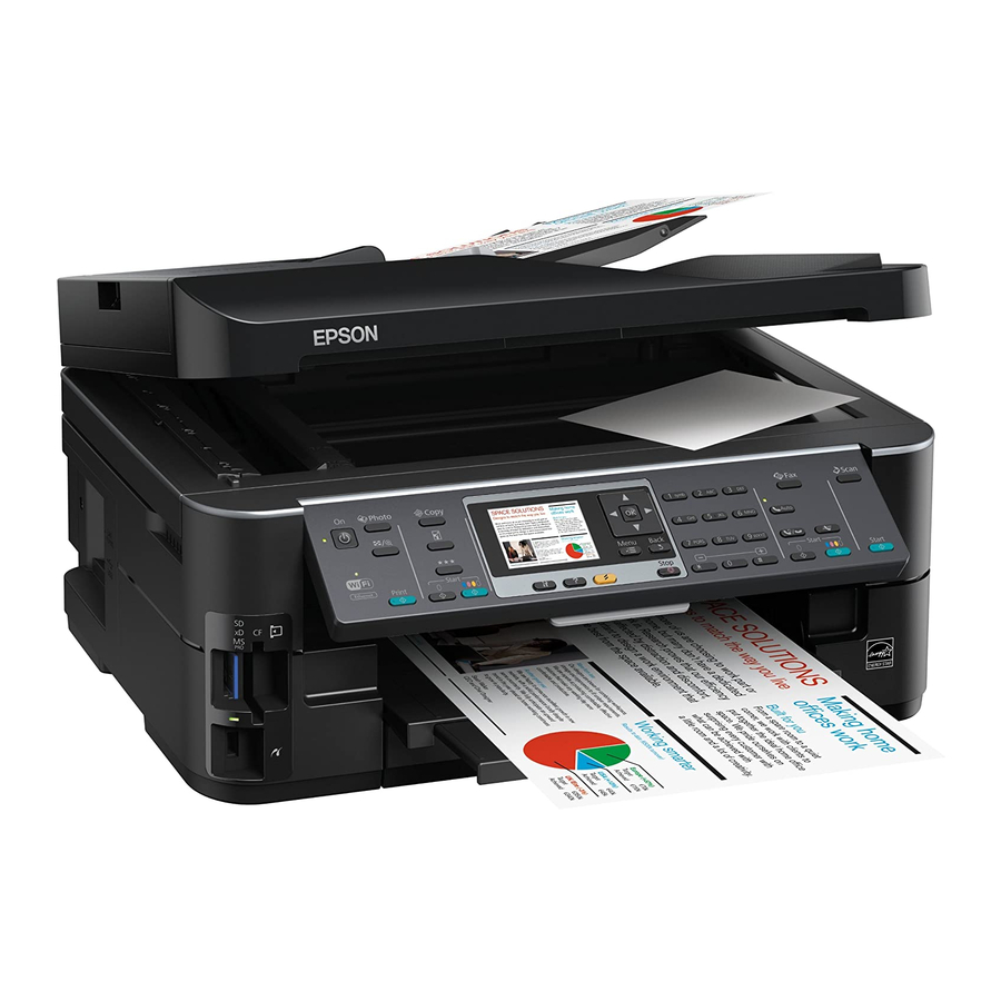 Epson Stylus Office BX635FW Operation Manual