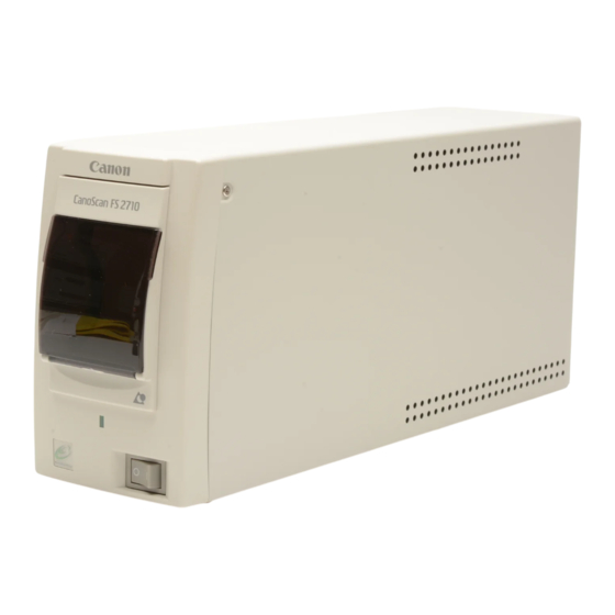 Canon FS 2710 User Manual