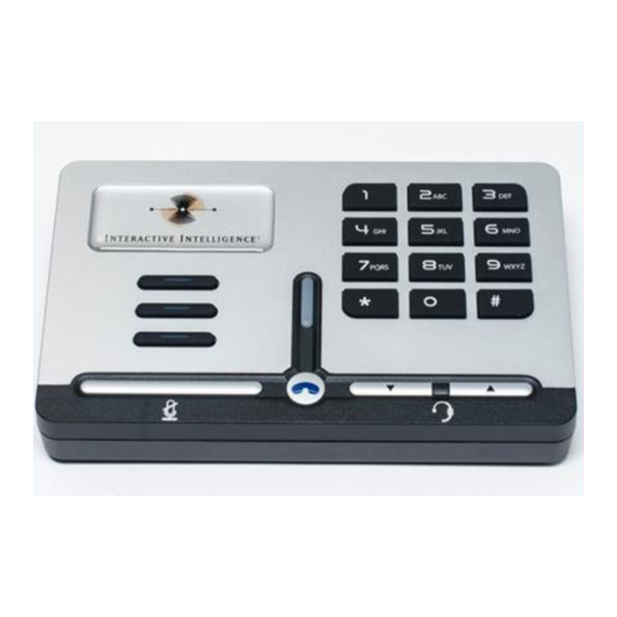 Genesys Interaction SIP Station II Quick Reference