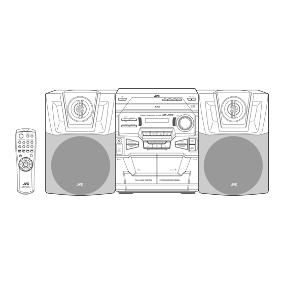 JVC SP-MXJ100J Instructions Manual