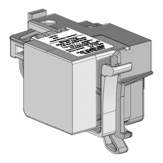 Siemens STRPB24DC Installation Instructions