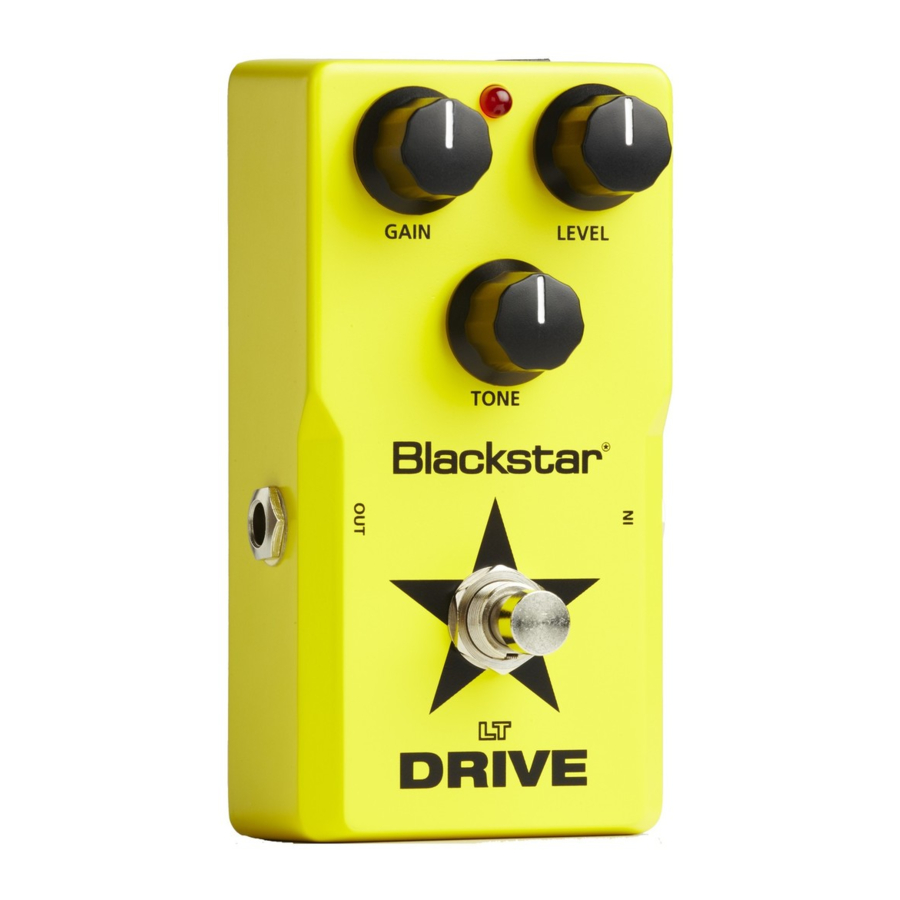 Blackstar LT-DRIVE - Pedal Manual