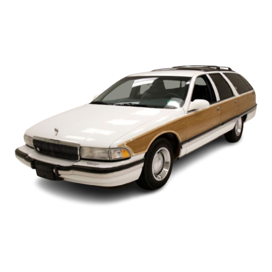 Buick ROADMASTER 1995 Manual