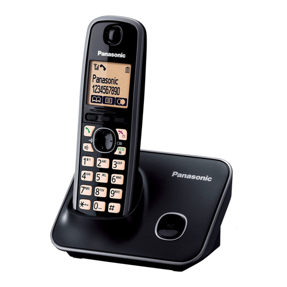 Panasonic KX-TG6623E Operating Instructions Manual