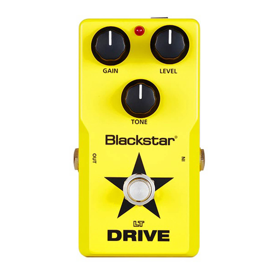 Blackstar LT-DRIVE Owner's Manual