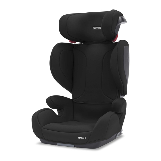 RECARO MAKO User Manual