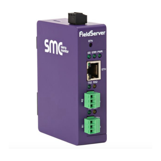 SMC Networks FieldServer FS-QS-2XX0 Quickserver Start-Up Manual