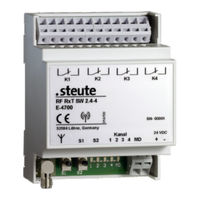 Steute RF RxT SW2.4 4W 24 VAC/DC Mounting And Wiring Instructions