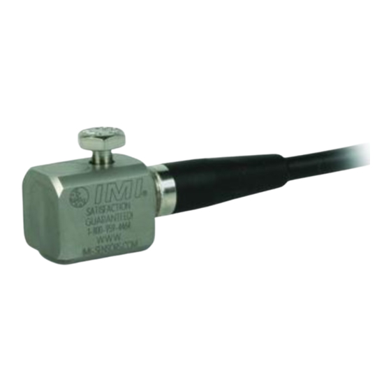 PCB Piezotronics IMI SENSORS TO602D11 Installation And Operating Manual