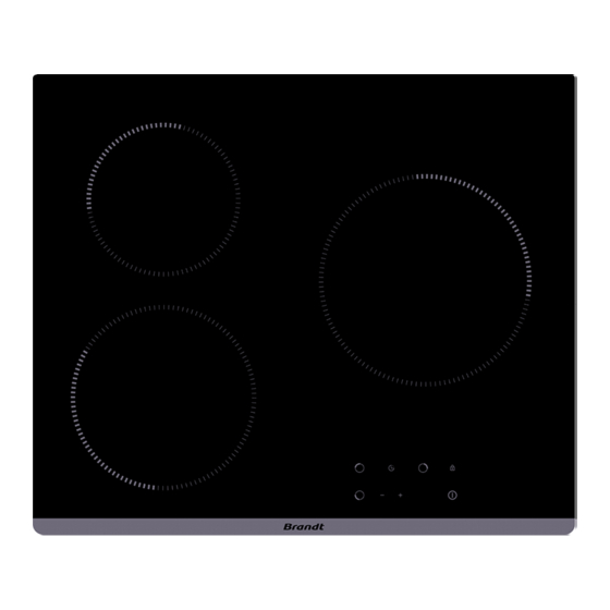 Brandt BPV2320B Instruction Manual