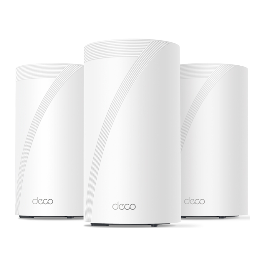 TP-Link Deco BE16000 - Whole Home Mesh Wi-Fi 7 System Manual