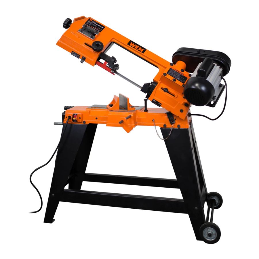 WEN BA4664 - 4-by-6-Inch Metal-Cutting Band Saw with Stand Manual