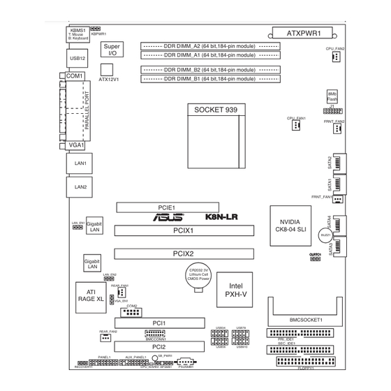 Asus K8N-LR Manuals