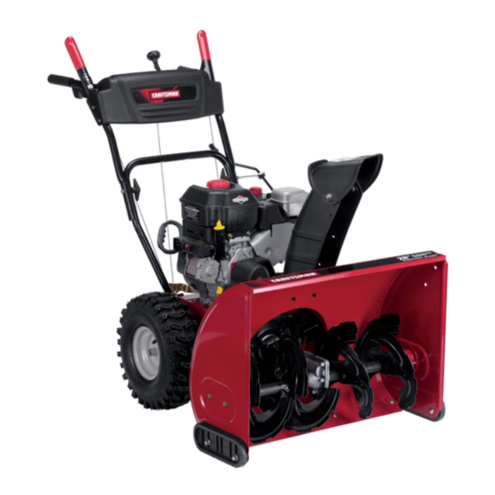 Craftsman 88690 - 250cc 28" Path Two Stage Snow Thrower Operator's Manual
