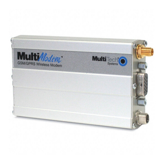 Multitech Multimodem MTCBA-G-F1 User Manual
